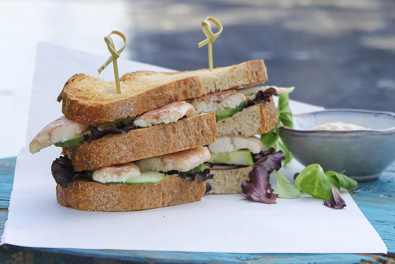 Clubsandwich recept met paling