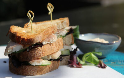 Clubsandwich met paling