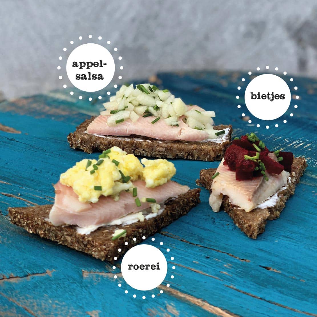 Bagel met gerookte paling paasrecept