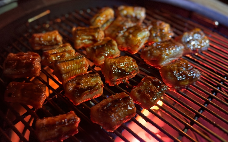 Teriyaki Paling van de BBQ
