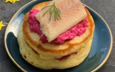 Blini’s met bietencrème