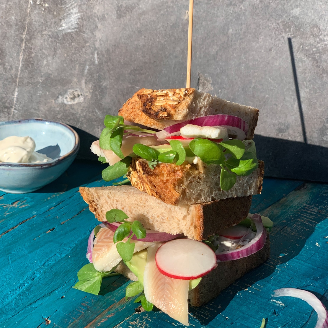 Bagel met gerookte paling paasrecept